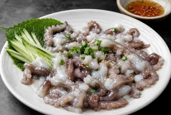 산낙치(Shasimi bạch tuộc sống) 活章鱼 