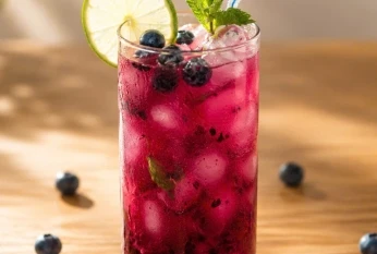  블루베리소다 Soda Việt Quất  蓝莓苏打