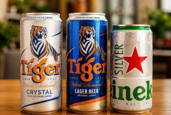 맥주 啤酒 Tiger Bạc  Tiger Nâu Heineken