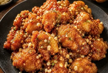 K- 마늘 닭강정 (Gà chiên sốt gia vị tỏi) 蒜香炸鸡块